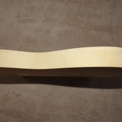 Unfinished Telecaster Body 1 Piece Poplar Standard Pickup Routes Really Light 4 Pounds 5.5 Ounces! image 12