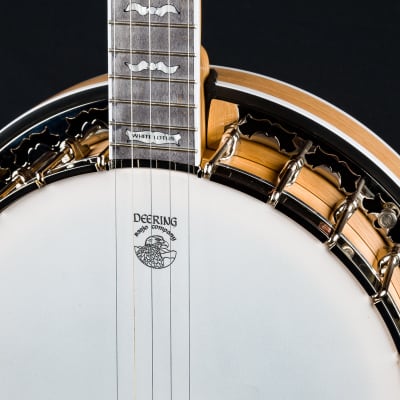 Deering White Lotus White Oak 5-String Banjo NEW image 7