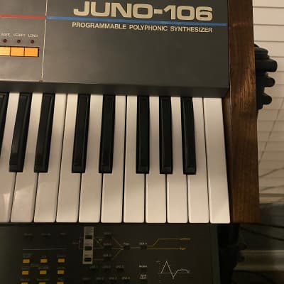 Roland Juno-106 Synthesizer Walnut Replacement Sides image 4