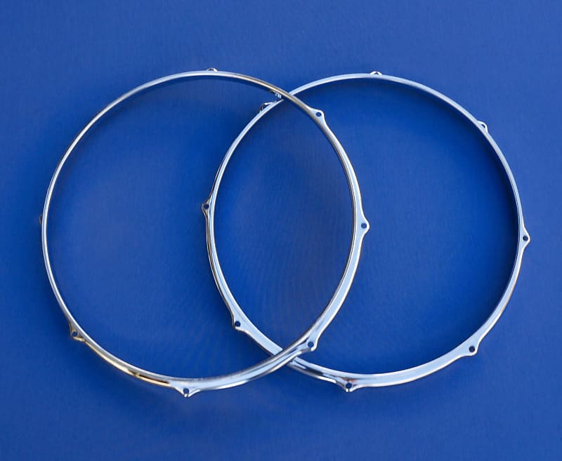 Sonor Champion Hoops 14" Pair Vintage Early 70s nr 2 image 1