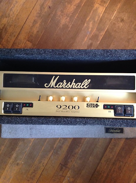 Marshall 9200 Dual Monoblock 100watt rack mount amplifier | Reverb