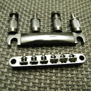 Black Tune-O-Matic Bridge & stop Tail piece for Gibson Les Paul