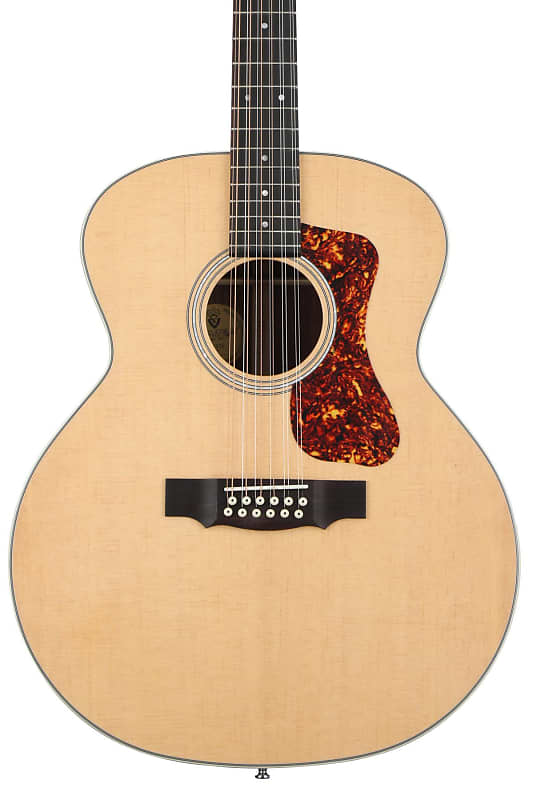 Guild F-1512 Jumbo 12-string Acoustic Guitar - Natural image 1