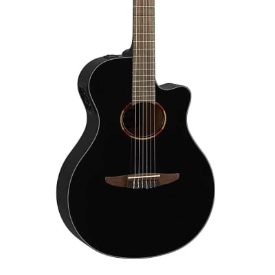 Yamaha Acoustic-Electric Nylon-String Guitar, Black NTX1 BL image 1