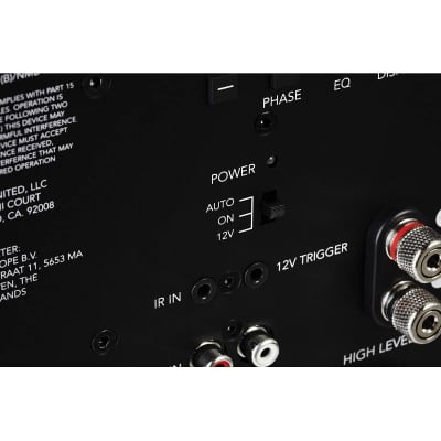 Definitive Technology Descend DN15 15" Subwoofer - New 3XR Architecture and Intelligent Phase Control, 1500W Peak Class H Amplifier & (2) Pressure-Coupled 15" Bass Radiators image 9