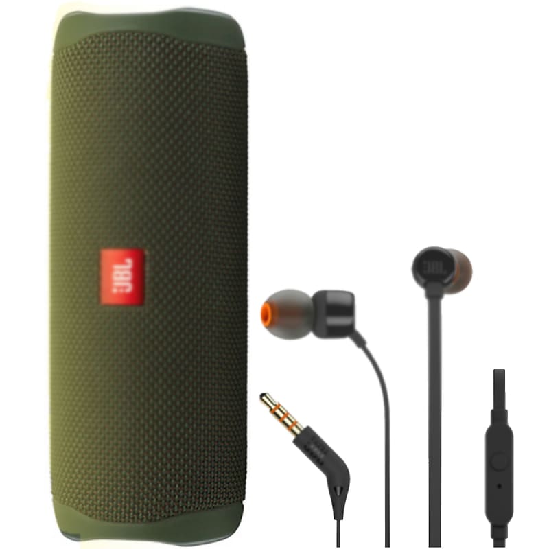  JBL FLIP 5, Waterproof Portable Bluetooth Speaker, Green :  Electronics