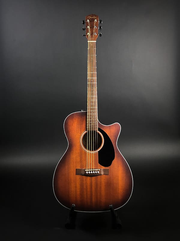 Fender FSR CC-60SCE Acoustic/Electric Guitar, Aged Cognac | Reverb