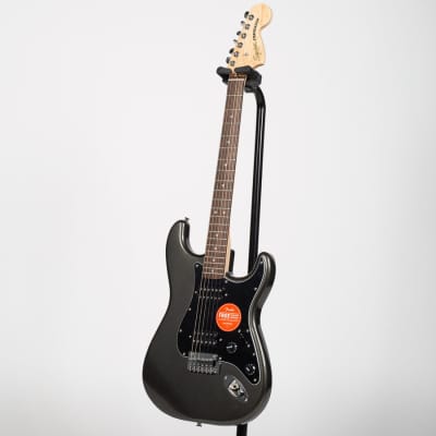 Squier Affinity Series Stratocaster HH - Laurel Charcoal Frost Metallic image 3