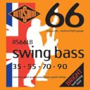 RotoSound Bass Guitar Strings 4 String Swing RS66LC Medium Stainless Roundwound
