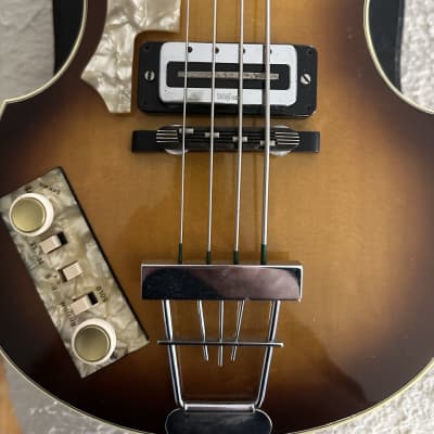 Hofner 500/1 Violin Bass Left-Handed 1967 - 1979 - Sunburst image 4