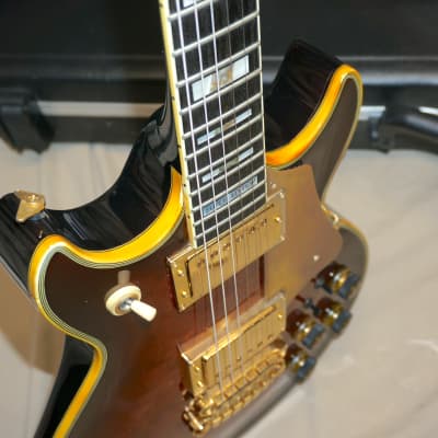 Ibanez Artist AR-305 AR305 Burl Top Super Edition Guitar + SKB