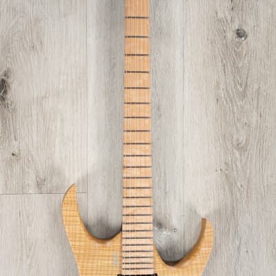 Mayones Hydra Elite 6 Headless Guitar, 3A Birdseye Maple Fretboard, Custom Blue Horizon image 4