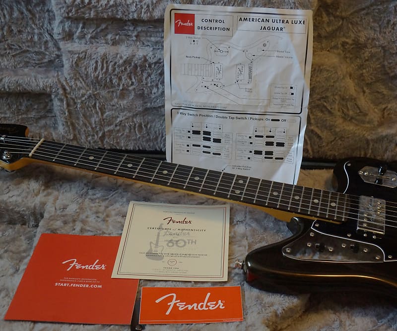 Fender 60th Anniversary Ultra Luxe Jaguar 2022 - Present - Texas Tea