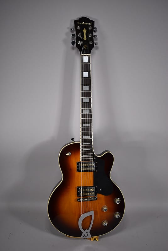 2000s DeArmond Guild M-75 Sunburst Finish Solid Body Electric Guitar image 1