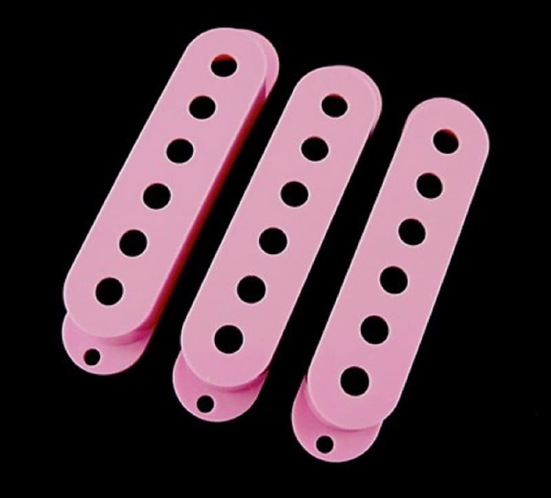 Pickup Cover Set For Fender Stratocaster Pink Reverb