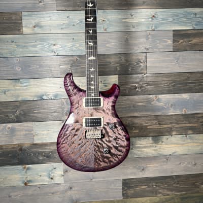 PRS S2 Custom 24 Electric Guitar - Faded Gray Black Purple Burst image 2