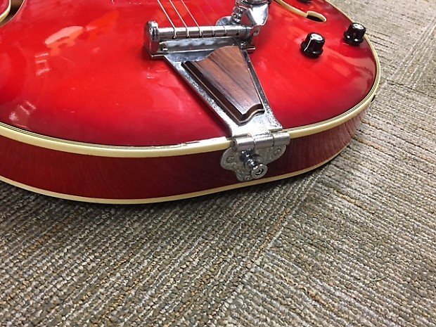 Vintage Japan Made 70's Epiphone EA-250, Red Burst Semi