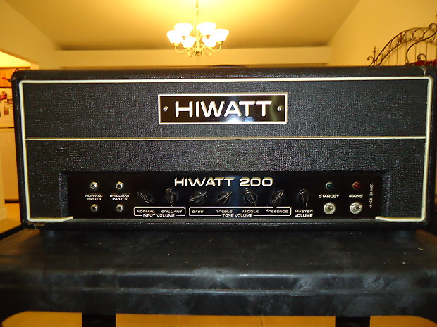 Hiwatt DR201 200w Bass Amp Head 1971 image 1