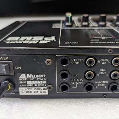 Maxon PSM-8 アナログミキサー Maxon PSM8 mixer | Reverb