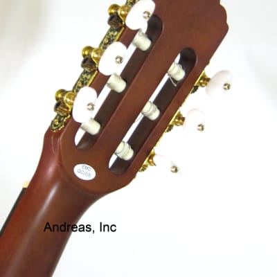 Angel Lopez Electric Solid Body Classical Guitar - Natural image 9