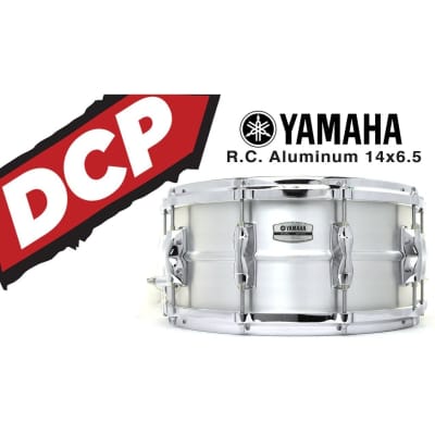 Yamaha Recording Custom Aluminum Snare Drum 14x6.5 image 3