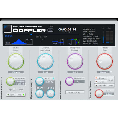 Sound Particles Doppler & Air Post Production Plug-in Perpetual License Software (Download) image 9