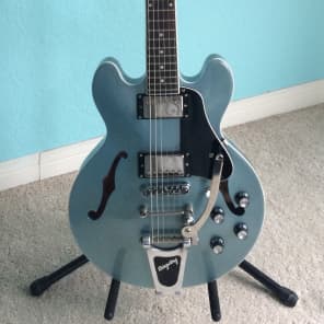 ウマ娘Epiphone ES-339 Pelham Blue セミアコギター ギター