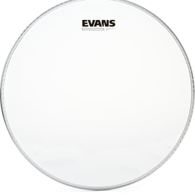 Evans Genera Dry Coated Snare Head - 14 inch  Bundle with Evans Snare Side Clear Drumhead - 14 inch image 3