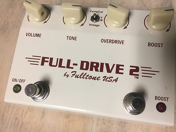 Fulltone Full-drive 2 Limited Edition Custom Shop White