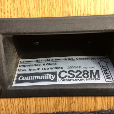 Community CS28M Passive 12" Monitor Wedge Speaker image 3