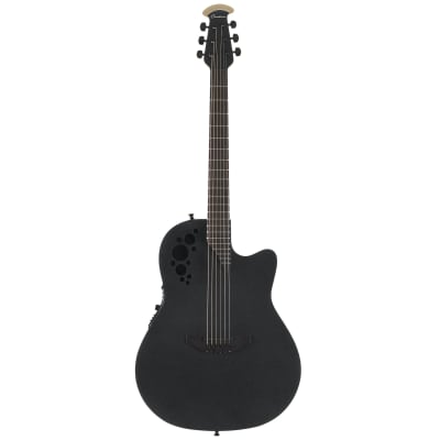 Ovation MOD TX Super Shallow Acoustic Electric Guitar, Textured Black for sale