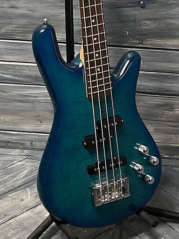 Spector Legend 4 Standard 4 String Electric Bass Bass- Blue Stain