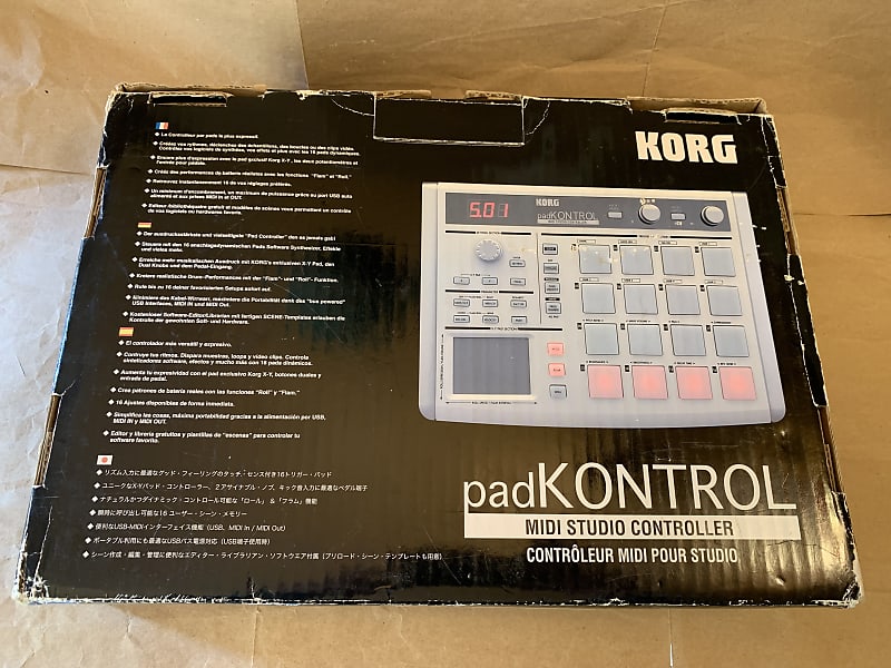 KORG padKONTROL 未使用品 未使用品 KORG padKONTROL MIDIスタジオコントローラー