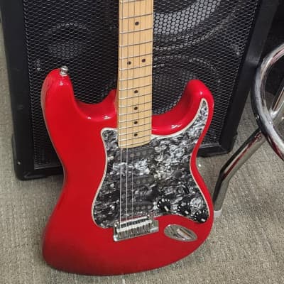 1994 Fender Stratocaster 40th Anniversary Lipstick Red image 2
