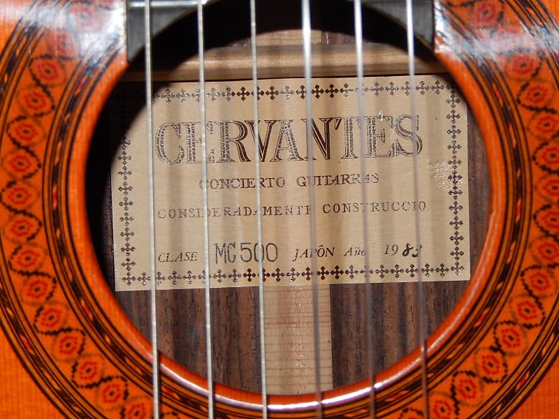 MADE IN JAPAN 1983 - CERVANTES MC500 - RAMIREZ STYLE CLASSICAL CONCERT  GUITAR