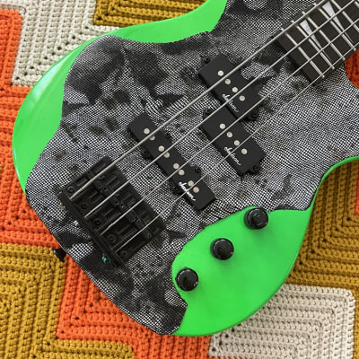 Jackson JS1X Minion 3/4 bass - Discontinued Neon Green Finish! - Great Mini Punk Bass! - image 3