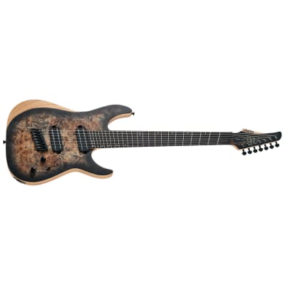 Reaper 7 multi scale - Charcoal Burst Schecter image 2