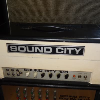 Sound City B120 Vintage amp head with original Partridge transformers image 1