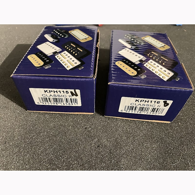 GFS Classic II Alnico 2 Vintage Wound Humbucker Set black Reverb