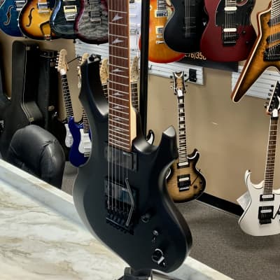 ESP LTD F-200 Electric Guitar Black Satin image 4