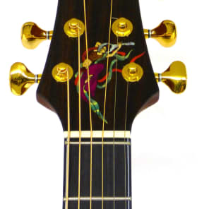 Yulong Guo Concert Steel String Guitar - Spruce Double Top, Koa back/sides image 3
