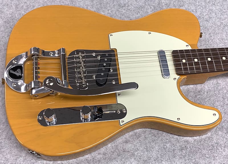 Fender Made in Japan FSR Traditional 60s Telecaster Bigsby SN:5970  Butterscotch Blonde(Free Shipping