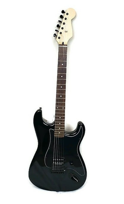 Squier/Fender Stratocaster Tom Delonge Style Gothic Look