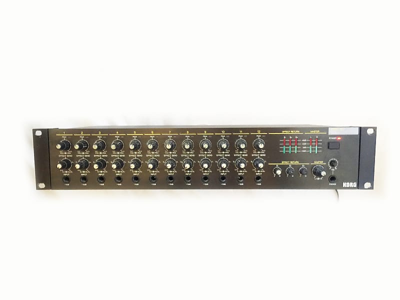 【美品】KORG KMX-122 ラインミキサー コルグ KORG KMX-122 12-Channel Analog Line Mixer Made in JAPAN