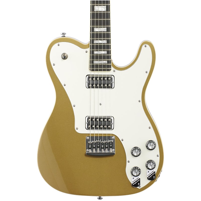 Schecter PT Fastback Electric Guitar, Gold, Blemished image 1