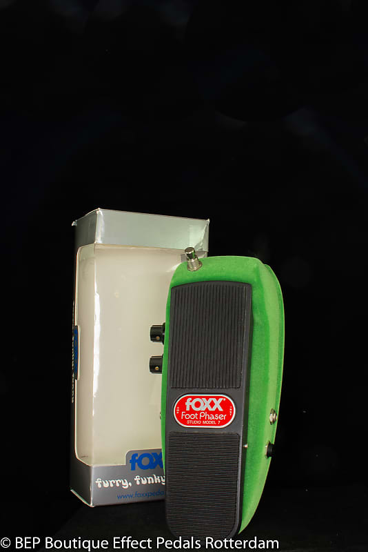 Vintage 1972 Foxx Foot Phaser studio model 7 Effect Pedal