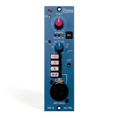 Neve 88RLB 500 Series Single-Channel Microphone/Line Preamp and DI Module image 1