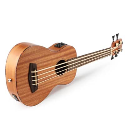 30 Inch Acoustic Electric Bass Ukulele (Mahogany Body) + Gig Bag image 5