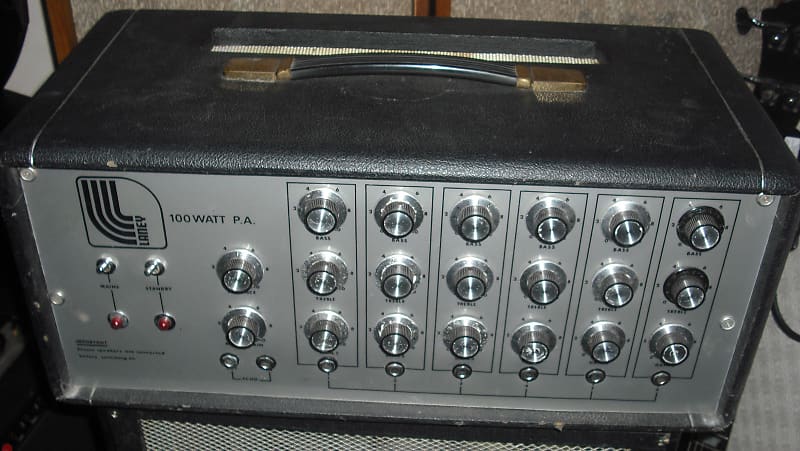 Laney PA 100w 6 channel PA head EL34 vintage valve amplifier tube amp Klipp image 1