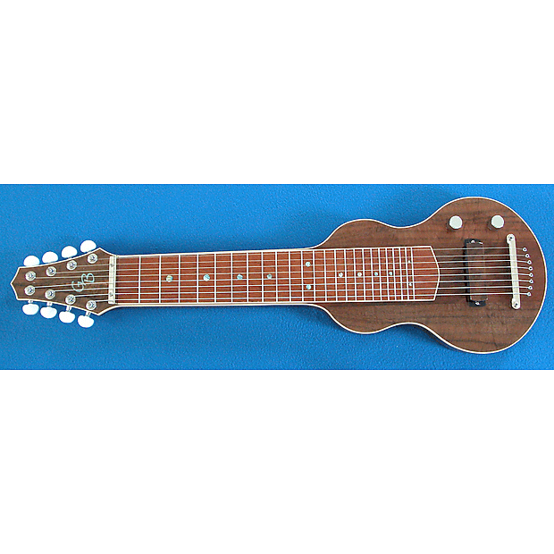 GeorgeBoards Sweet Figure Walnut on Walnut 8 String Lap Steel Guitar 2016 New Older Stock Clear Glos image 1